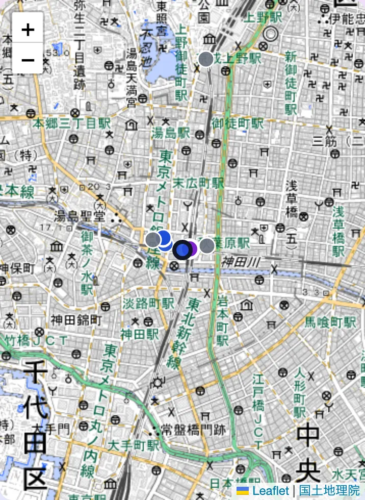 お店の地図